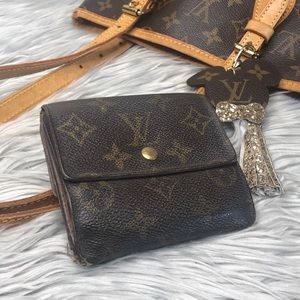 AUTH Louis Vuitton Elise Wallet TH0957